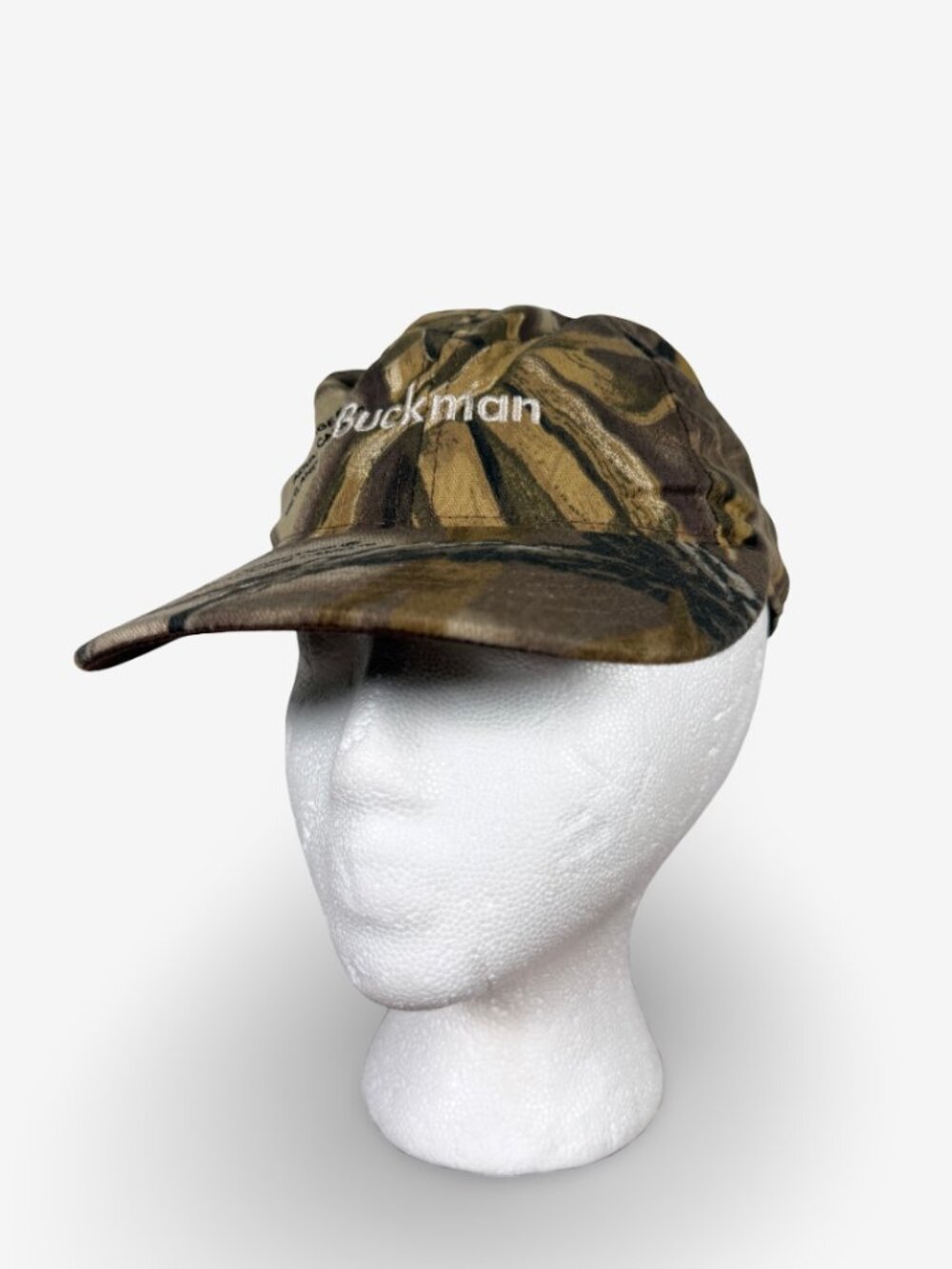 Vintage Y2K Made in USA Buckman Camo Full Print Hat